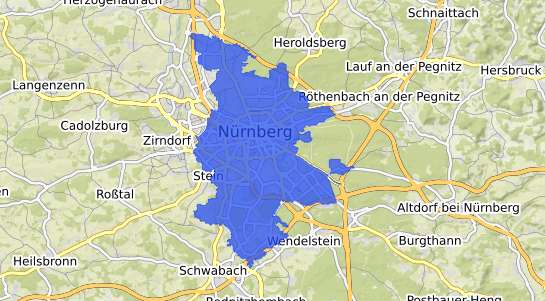 Bodenrichtwertkarte Nürnberg Mittelfranken