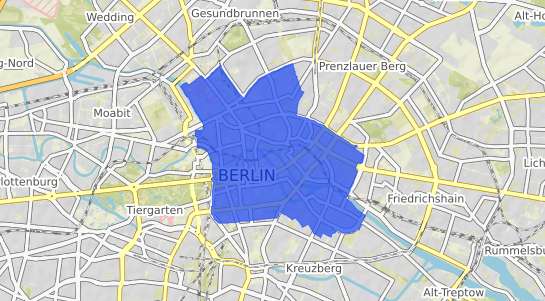 Bodenrichtwertkarte Berlin Mitte