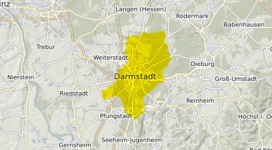 Immobilienpreisekarte Darmstadt