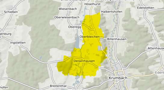 Immobilienpreisekarte Deisenhausen