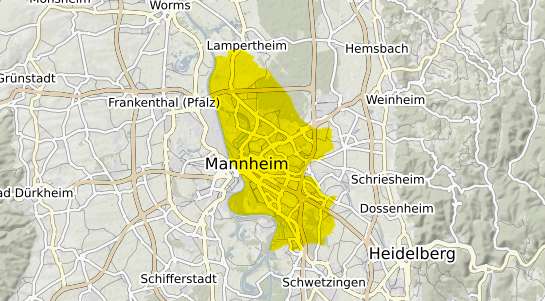 Immobilienpreisekarte Mannheim