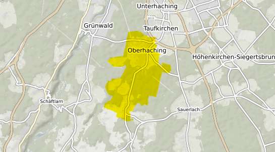 Immobilienpreisekarte Oberhaching b. Muenchen