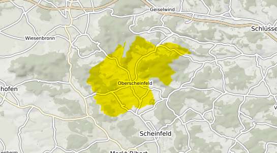 Immobilienpreisekarte Oberscheinfeld