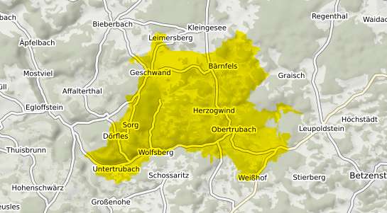 Immobilienpreisekarte Obertrubach