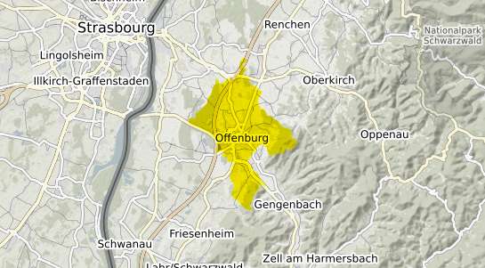 Immobilienpreisekarte Offenburg