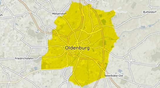 Immobilienpreisekarte Oldenburg (Oldb)