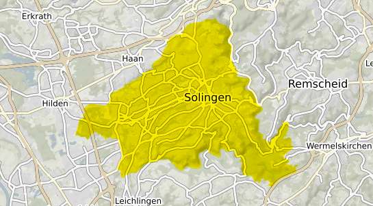 Immobilienpreisekarte Solingen