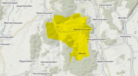 Immobilienpreisekarte Waltenhausen