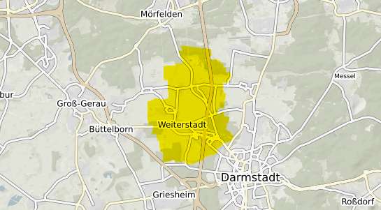 Immobilienpreisekarte Weiterstadt