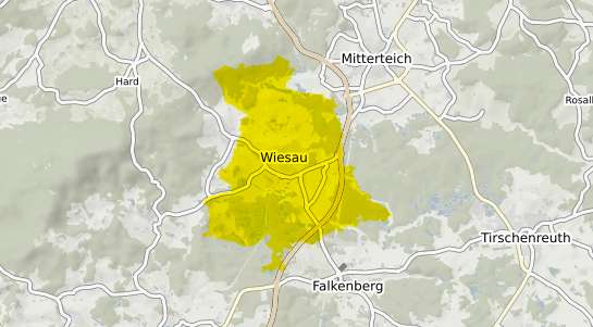 Immobilienpreisekarte Wiesau