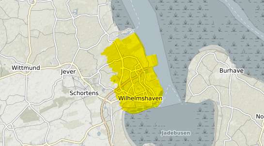 Immobilienpreisekarte Wilhelmshaven