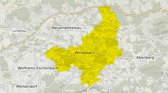 Immobilienpreisekarte Windsbach
