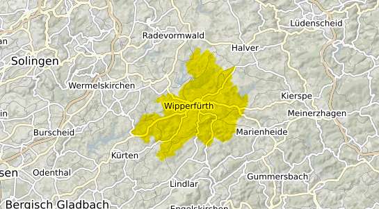 Immobilienpreisekarte Wipperfürth