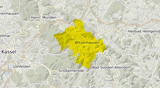 Immobilienpreisekarte Witzenhausen