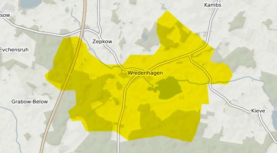 Immobilienpreisekarte Wredenhagen