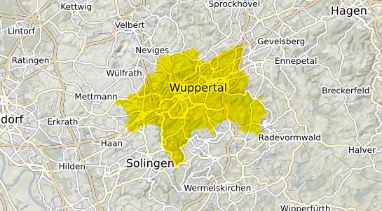Immobilienpreisekarte Wuppertal