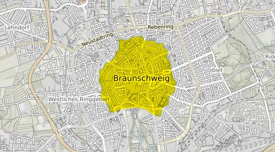 Immobilienpreisekarte Braunschweig Innenstadt