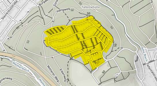 Immobilienpreisekarte Karlsruhe Bergwald