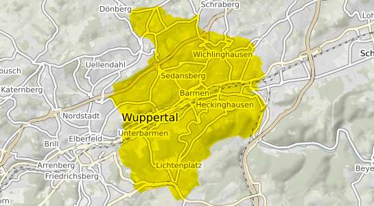 Immobilienpreisekarte Wuppertal Barmen
