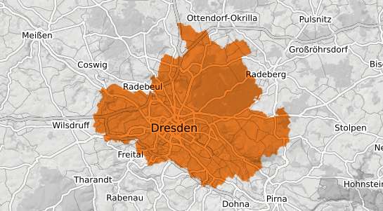 Mietspiegelkarte Dresden