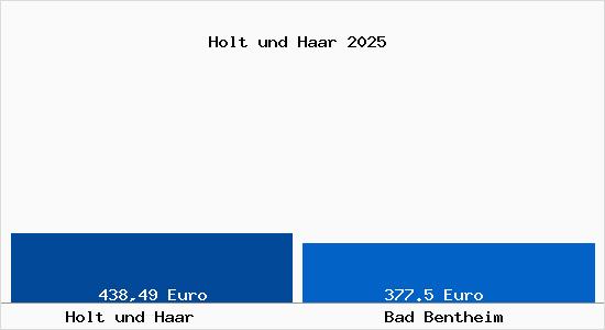 Aktueller Bodenrichtwert in Bad Bentheim Holt und Haar