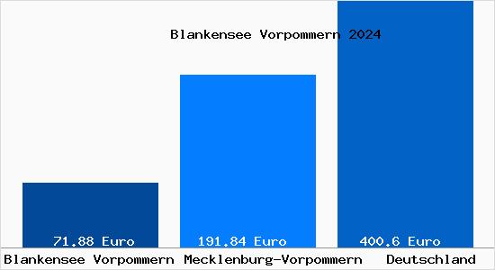 Aktueller Bodenrichtwert in Blankensee Vorpommern