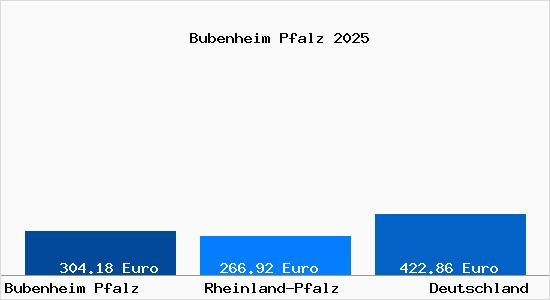 Aktueller Bodenrichtwert in Bubenheim Pfalz