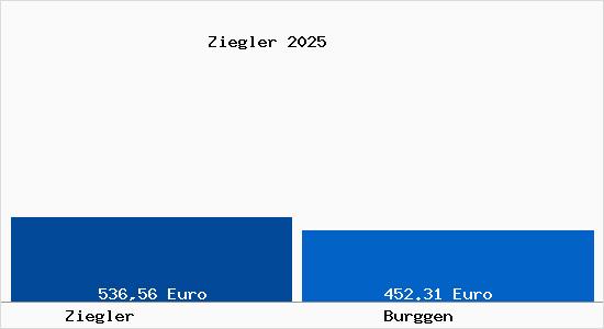 Aktueller Bodenrichtwert in Burggen Ziegler