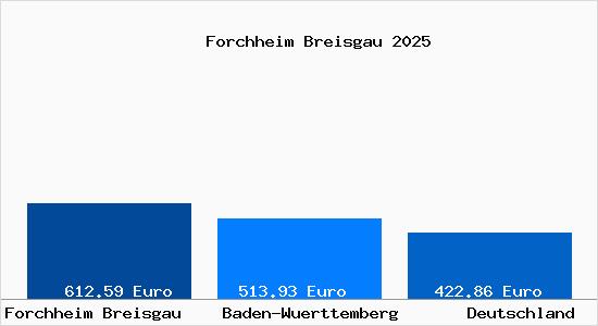 Aktueller Bodenrichtwert in Forchheim Breisgau