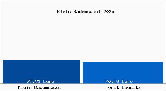 Aktueller Bodenrichtwert in Forst Lausitz Klein Bademeusel