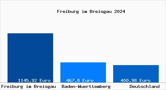 Aktueller Bodenrichtwert in Freiburg im Breisgau
