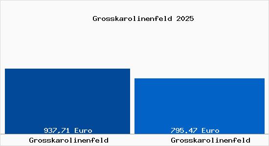 Aktueller Bodenrichtwert in Gro&szlig;karolinenfeld Grosskarolinenfeld