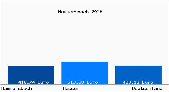 Aktueller Bodenrichtwert in Hammersbach Hessen