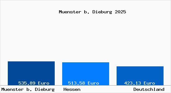 Aktueller Bodenrichtwert in Muenster b. Dieburg