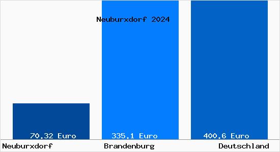 Aktueller Bodenrichtwert in Neuburxdorf