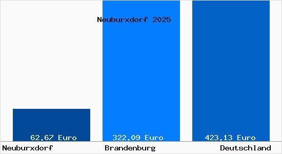 Aktueller Bodenrichtwert in Neuburxdorf
