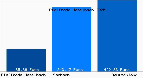 Aktueller Bodenrichtwert in Pfaffroda Haselbach