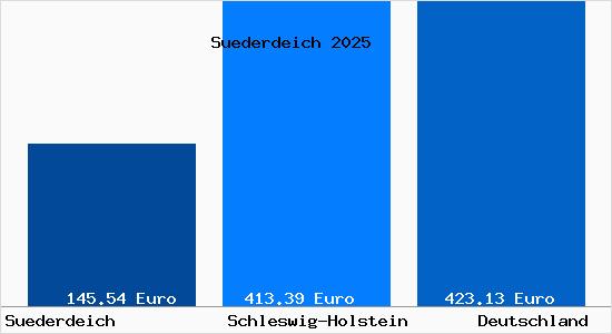 Aktueller Bodenrichtwert in Suederdeich Dithmarschen