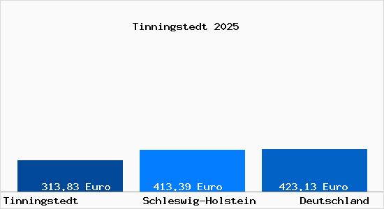 Aktueller Bodenrichtwert in Tinningstedt