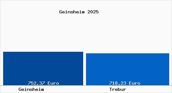 Aktueller Bodenrichtwert in Trebur Geinsheim