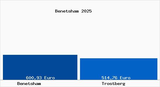 Aktueller Bodenrichtwert in Trostberg Benetsham