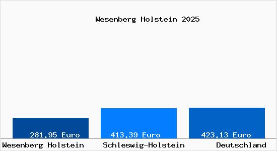 Aktueller Bodenrichtwert in Wesenberg Holstein