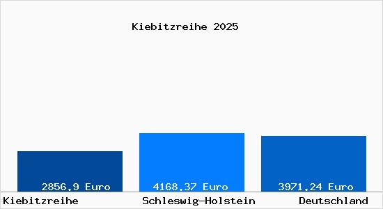 Aktuelle Immobilienpreise in Kiebitzreihe