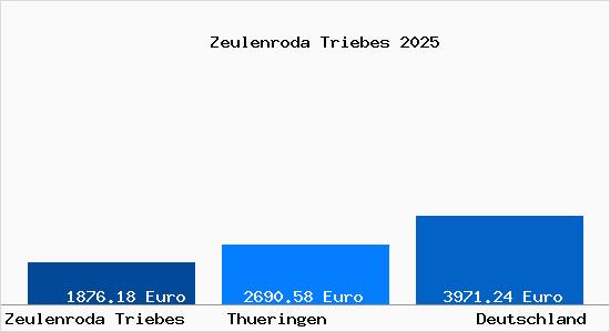 Aktuelle Immobilienpreise in Zeulenroda Triebes