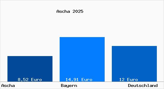 Aktueller Mietspiegel in Ascha