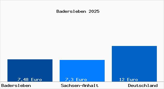 Aktueller Mietspiegel in Badersleben