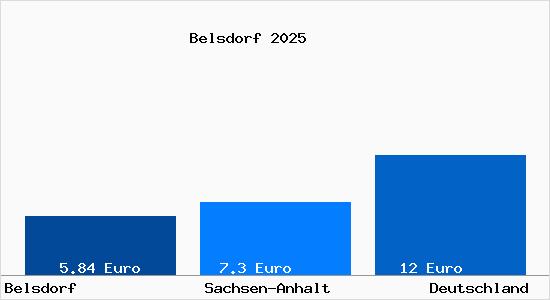 Aktueller Mietspiegel in Belsdorf b. Haldensleben