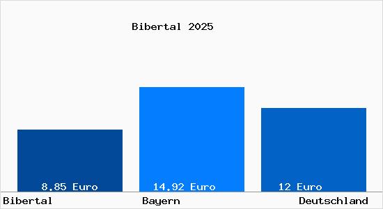 Aktueller Mietspiegel in Bibertal Schwaben