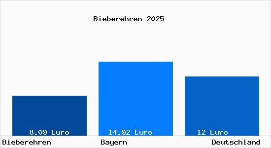 Aktueller Mietspiegel in Bieberehren