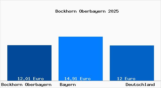 Aktueller Mietspiegel in Bockhorn Oberbayern